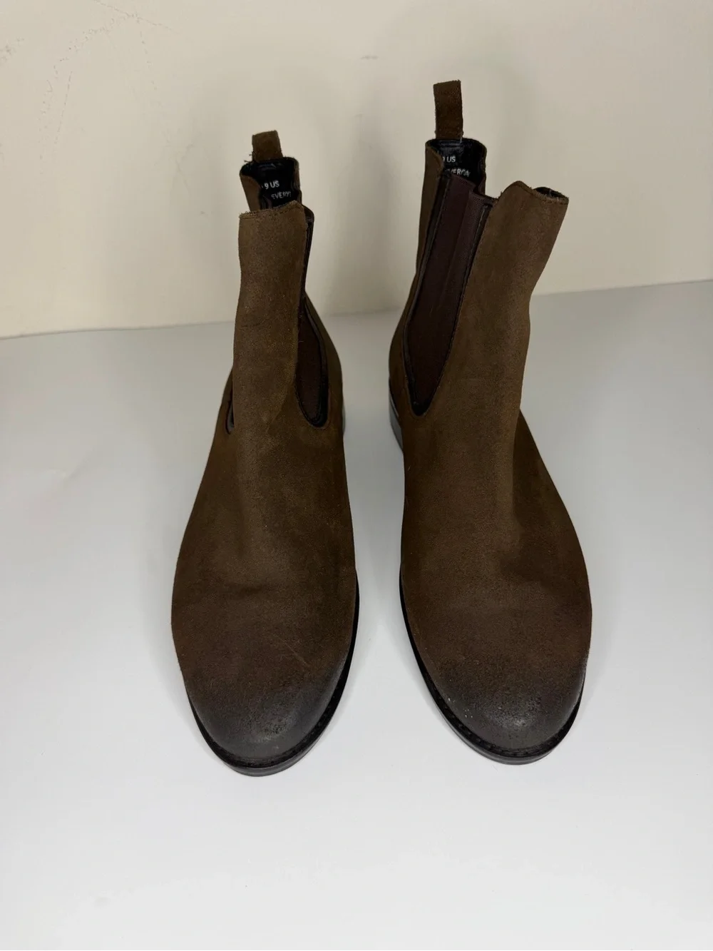 Thursday Boot Co Everyday Chelsea Brown Leather Ankle Boots Booties Women Size 9